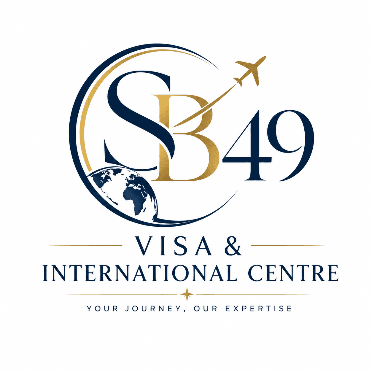 SB49 Visa & International Centre logo