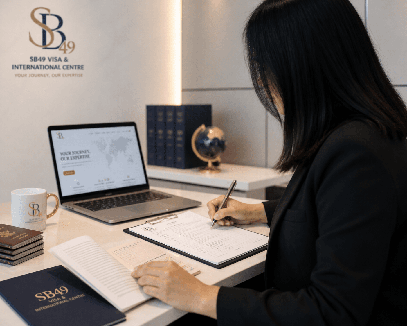 บรรยากาศการให้บริการของ SB49 Visa